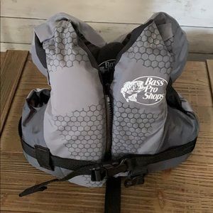 Infant life vest with head support